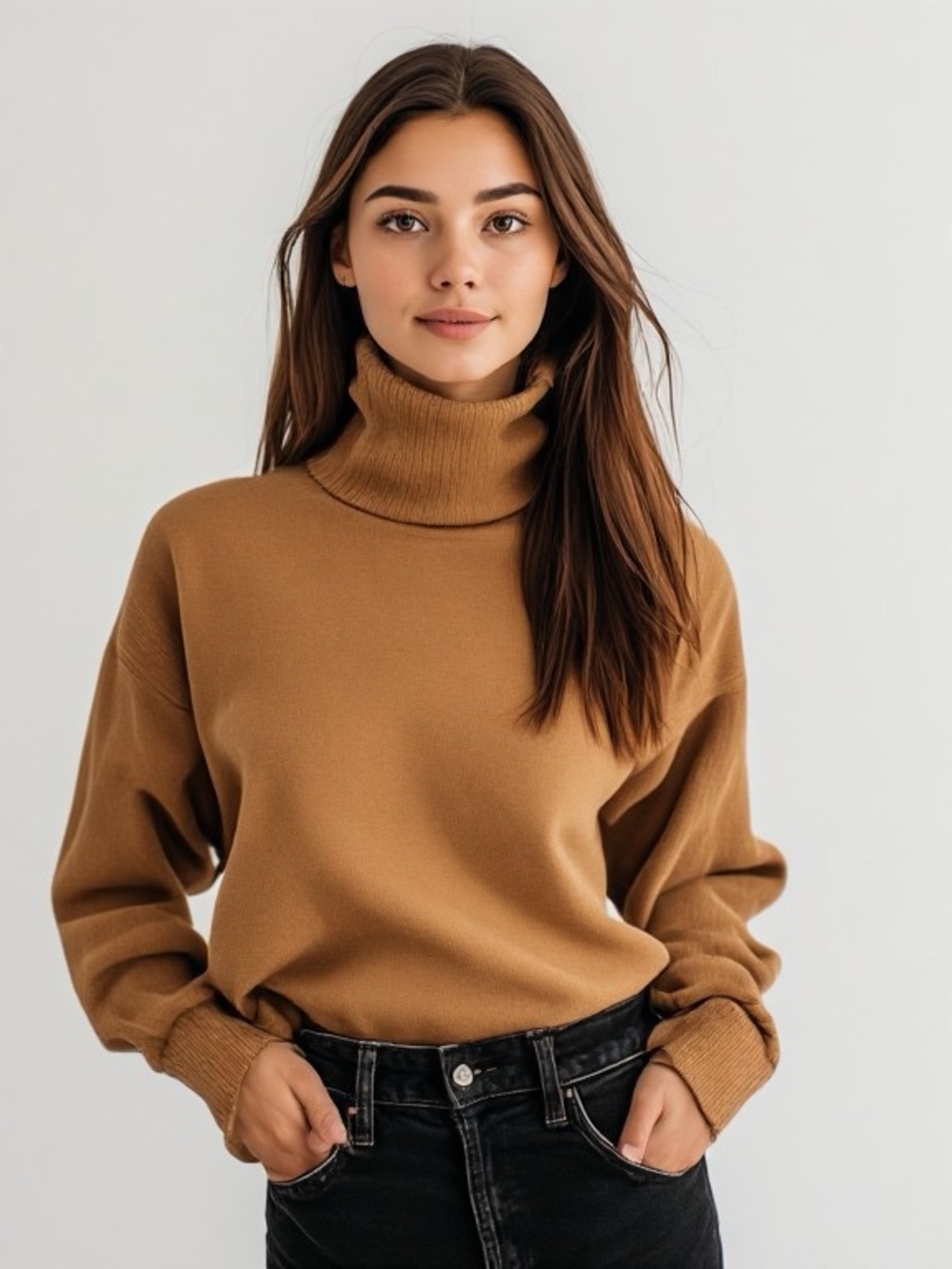 Banana Republic Camel Crew Neck Sweater